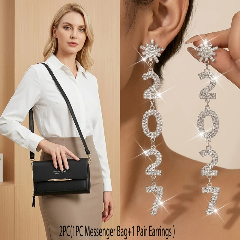 Women'S Bags Holiday - 1 Pair Earrings or 2PC(1PC Messenger
