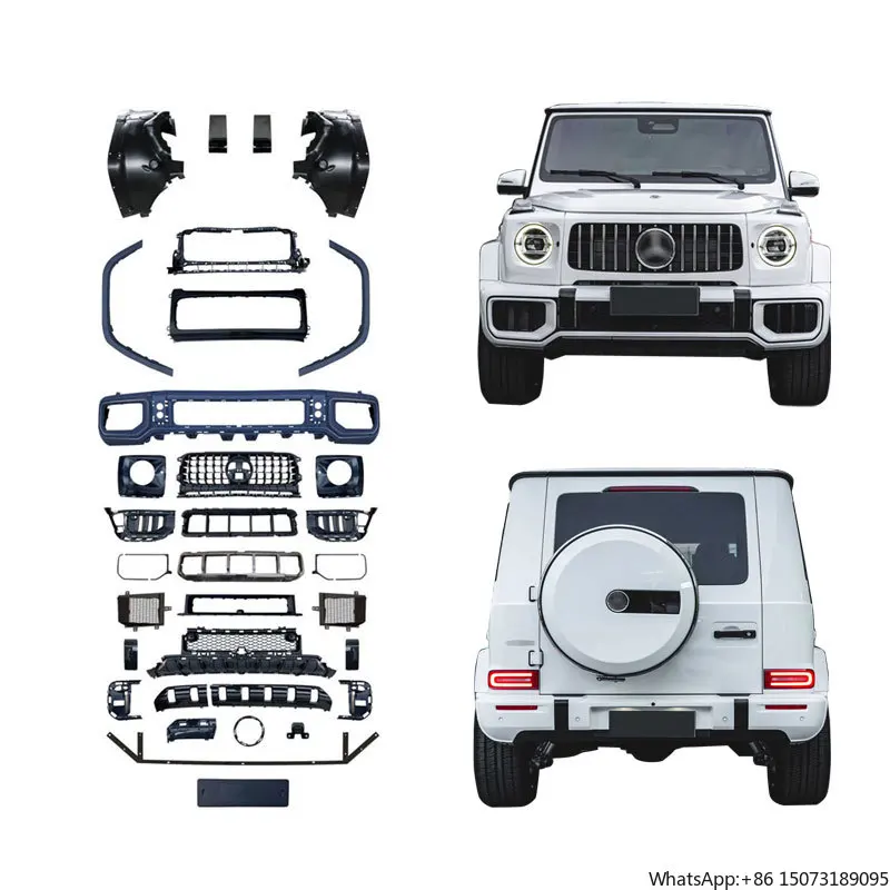 

Car Bumper for 2025 G Class W465 Upgrade G63 Body Kit Grille Fender Flare Front Bumper