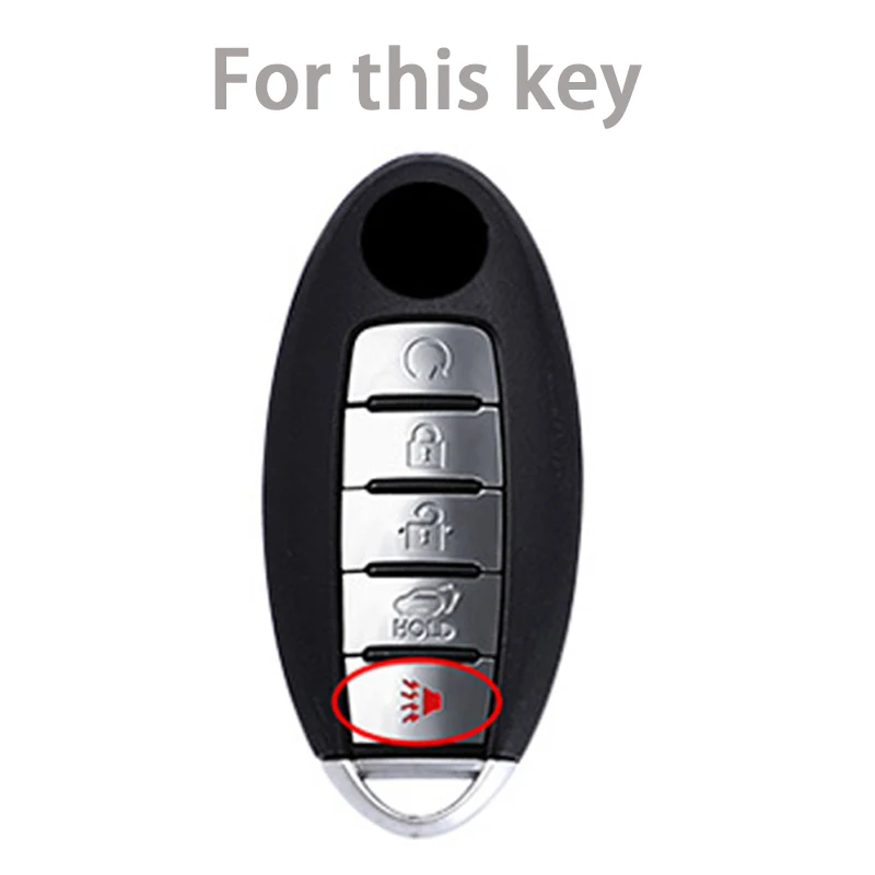 5 أزرار حافظة مفاتيح من البولي يوريثان لنيسان قاشقاي X-Trail T32 T31 Juke J10 J11 ركلات تيدا باثفندر نوت لإنفينيتي