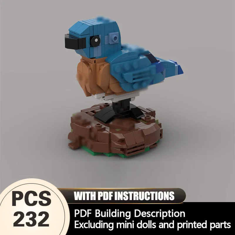 

Creators Animal Series Model MOC Building Bricks Blue Bird Modular Technology Gifts Holiday Assemble Children Toys Suit
