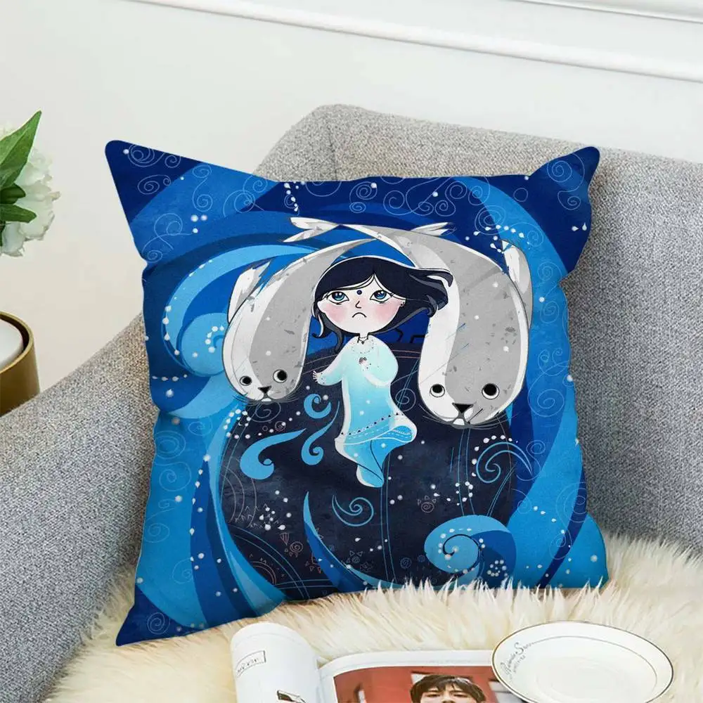أغنية البحر كيس وسادة فاخر على الوجهين لوسائد السيارات 45x45 الوسائد غطاء المنزل والديكور أريكة المخدة 50x50