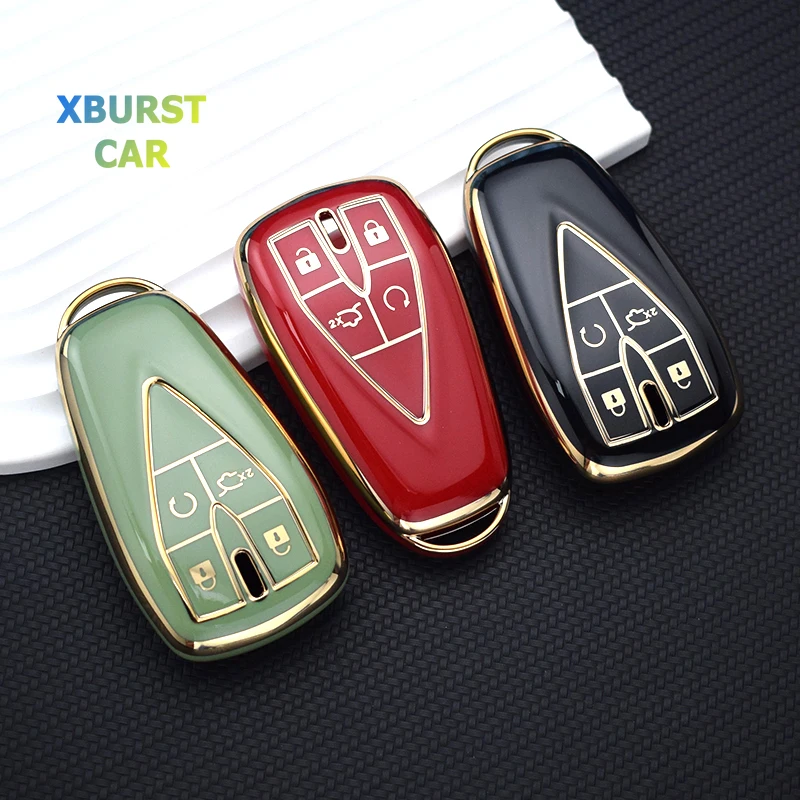 

3/4/5 Buttons Car Remote Key Case Cover Shell Fob Protector Bag Holder for Changan CS35 Plus CS55 Plus CS75 Plus 2019 2020