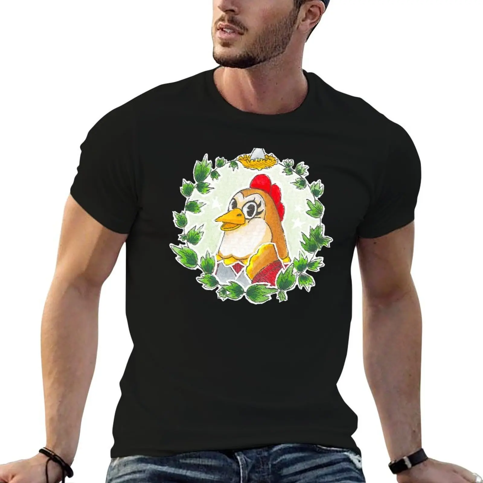 Ava T-Shirt black cotton t-shirt plain for man package funny t shirts cotton t shirt man casual T-shirt