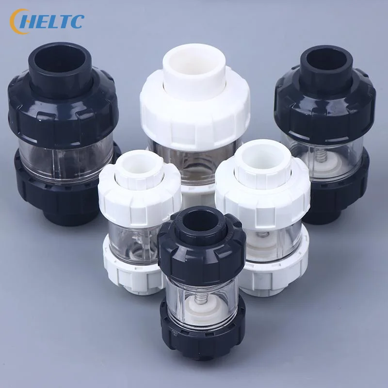 1 шт. ПВХ-U обратные клапаны для аквариума, анти-сифоновый обратный клапан для подъема аквариума 20/25/32 мм, прозрачный