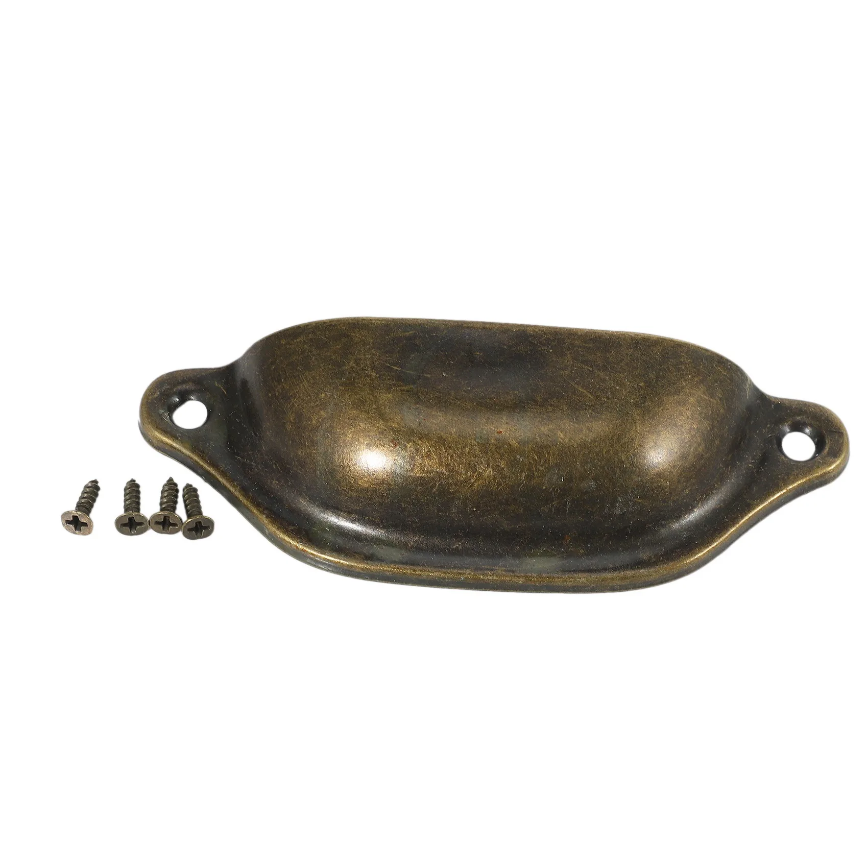 40 قطعة خمر درج باب خزانة الحديد قذيفة كأس مقبض خزانة مقبض 9.7 سنتيمتر x 3.5 سنتيمتر-ABXK #1