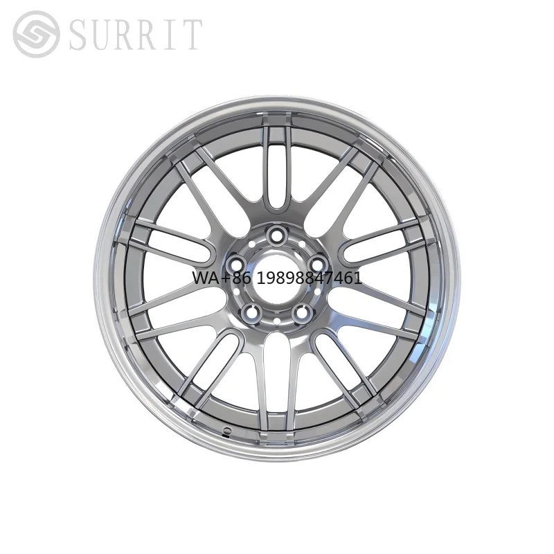 

for New Custom Forged 2-Piece Five Spoke Design 19-21 Inch Alloy Wheels with 100mm PCD 40mm ET Luxury high-end customizations