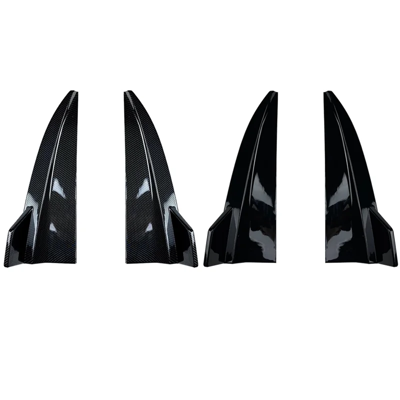 Car Rear Bumper Diffuser Side Splitters for Mercedes Benz C-Class Variant Wagon S205 C180 C200 C43 AMG 2015-2020(Black)