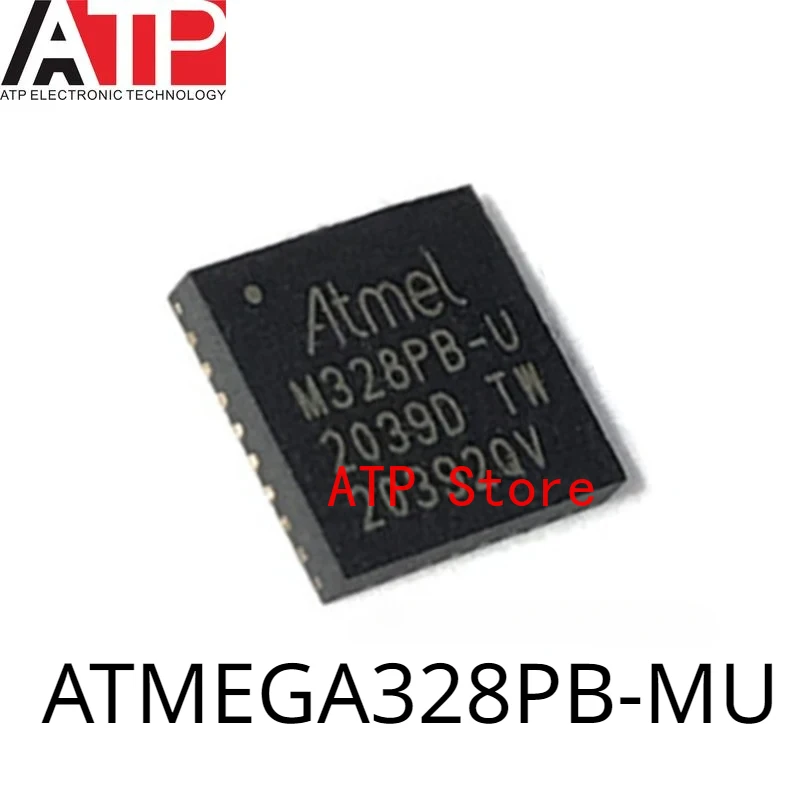 10~100 PCS ATMEGA328PB-MU M328PB M328PB-U QFN-32 Flash Memory Chip IC New Original