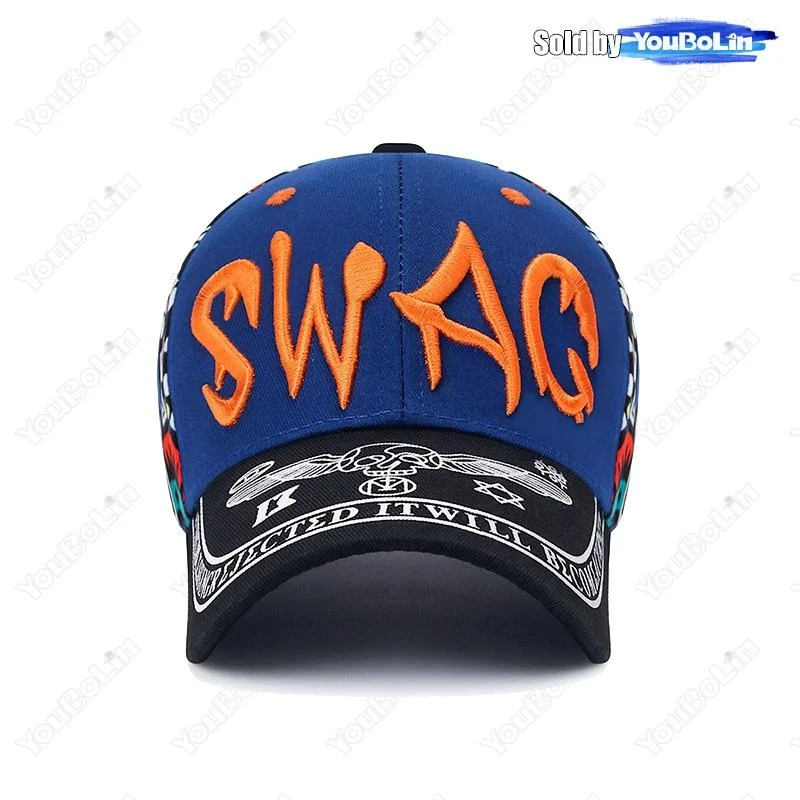 Letter Embroidery Cotton Adjustable Baseball Cap Sun Hat Trucker Caps Dad Hats