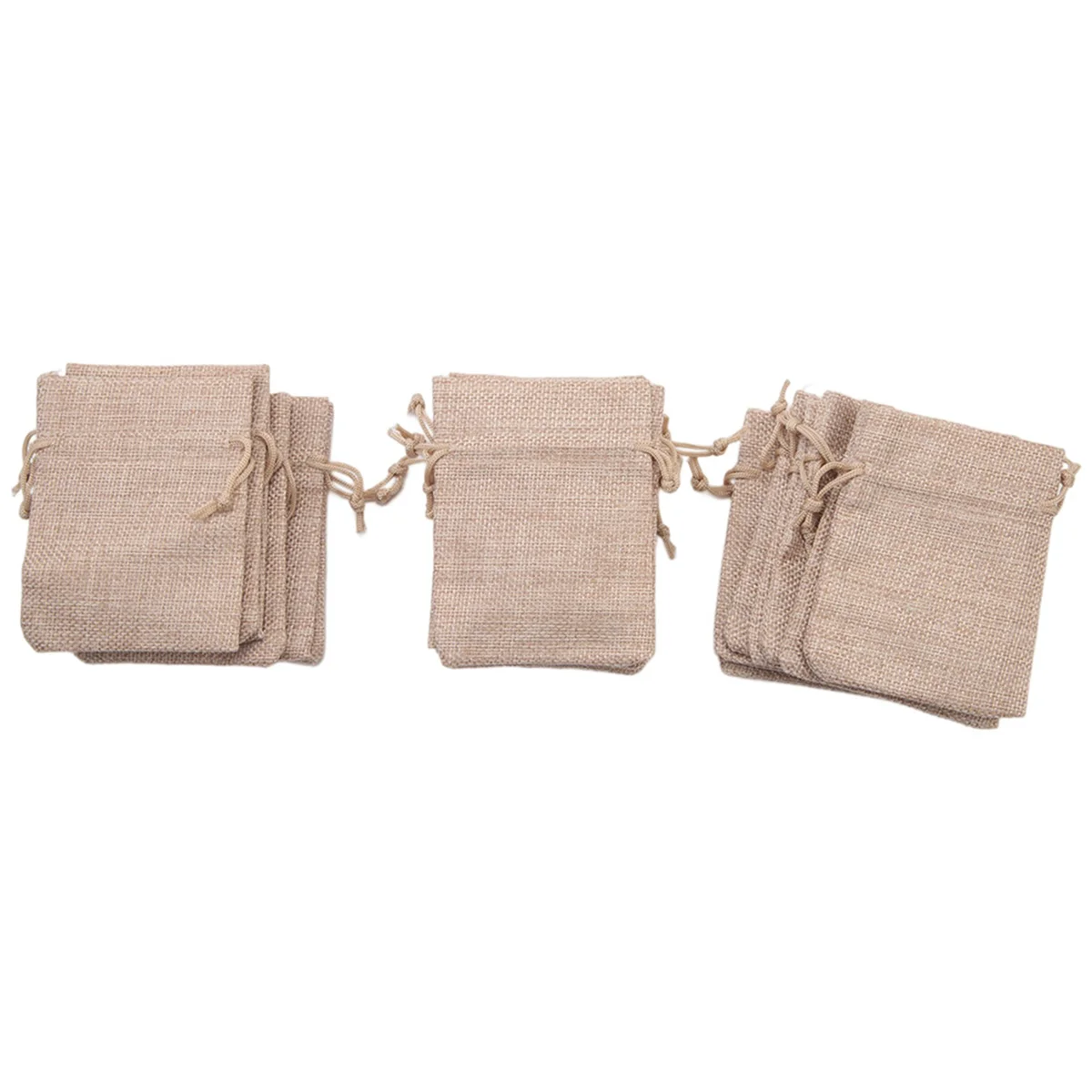 20Pcs Small Burlap Bags with Drawstring,3X4Inch Gift Little Burlap Drawstring Bags,Reusable to Store Tea Sachet Bags