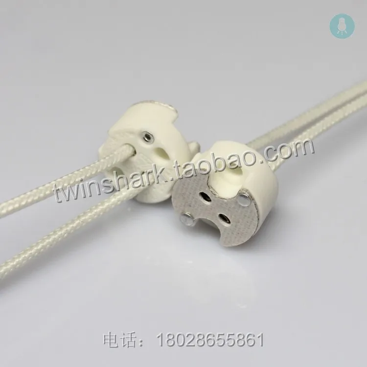 

Round lamp holder halogen lamp holder SC-106 G4 G5.3 G6.35 high temperature lamp holder high quality lamp holder