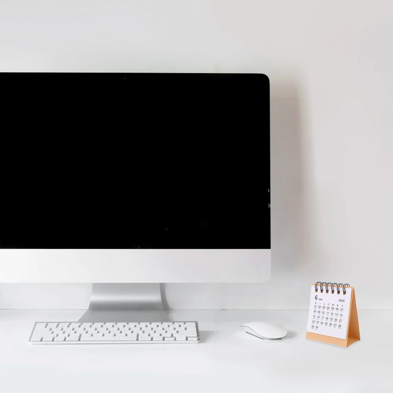 Mini Standing Desk Calendar 2025 Modern Office Organizer Functional Daily Planner for Workspace Decor Aesthetic Small Calendar