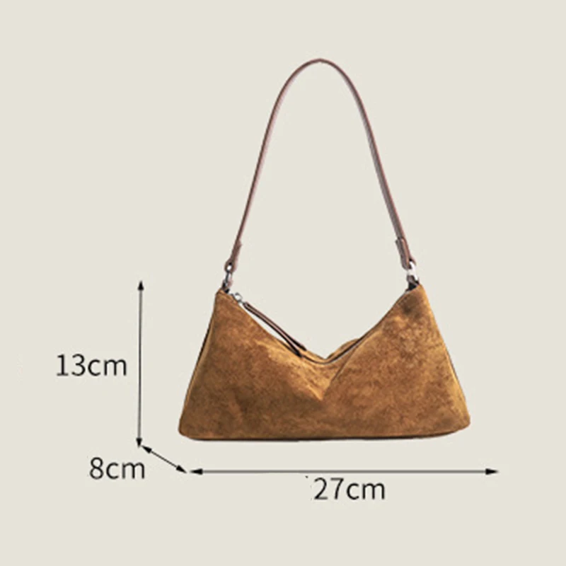 Formeki New Arrivals Women Bag Shoulder Bag For Women Flock Retro Luxury Design Bag Ladies Female Bag