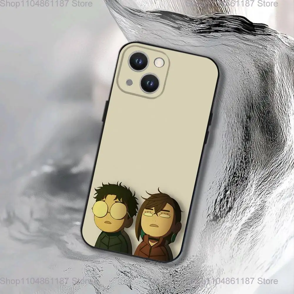 Funda de teléfono Anime D-Dandadan Okarun para iPhone 17,16,15,14,13,12,11,Pro,XS,Max,XR,Plus,E,SE4,Mini funda blanda negra