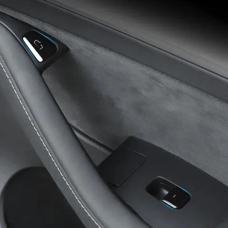 

Door Window Button for Tesla Model 3 Y Open Door Button Sticker Window Lift Switch Cover Trim Protector 11pcs Car Accessories