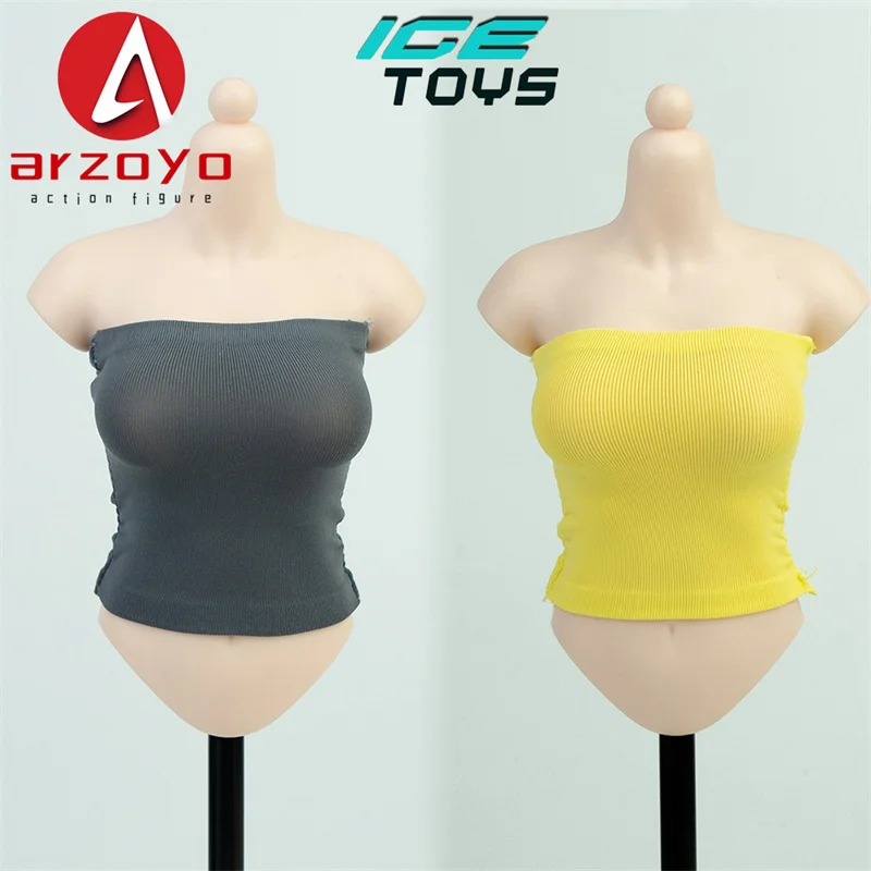 ICE TOYS IC1018 1/6 女性用チューブトップ ショート＆ロングサイズ バストラップトップ 服 モデルフィット 12インチ ソルジャーアクションフィギュア ボディドール