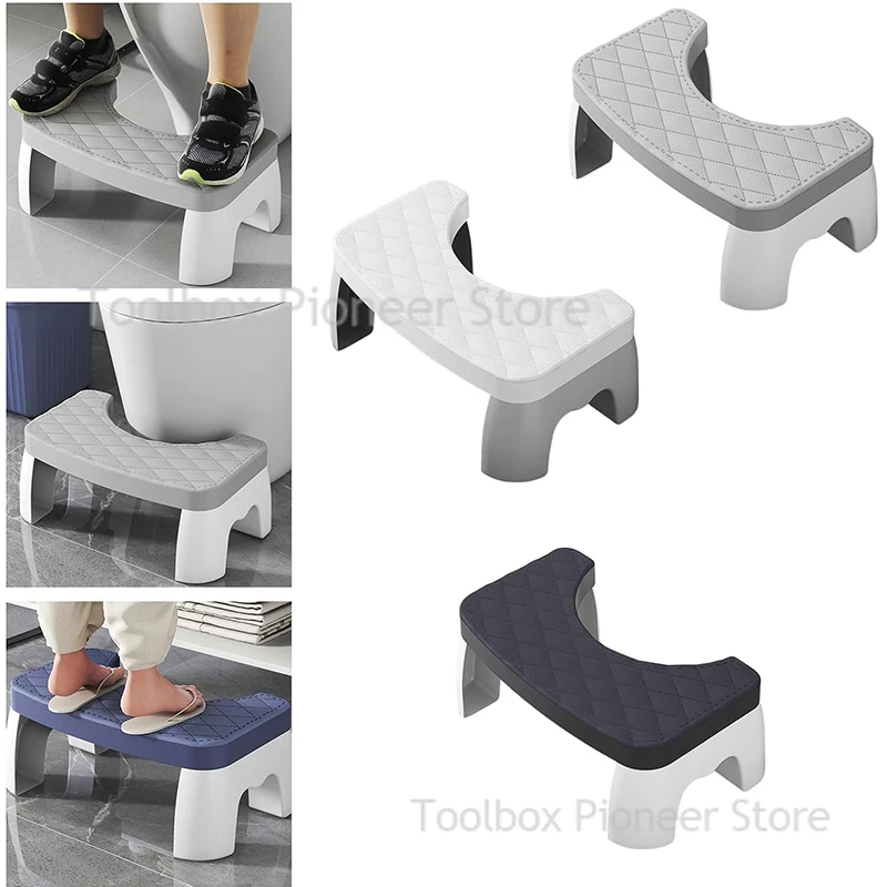 

Toilet Potty Stool Plastic Portable Scaffolding Footrest Foot Stool Closestool Bathroom Footrest Stool Step Stools For Children