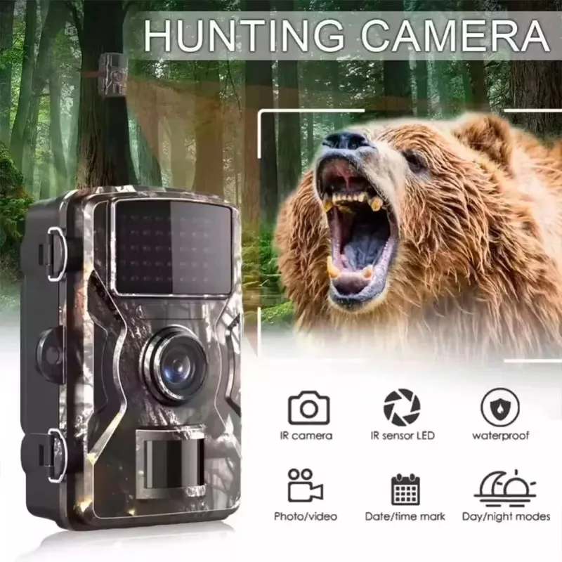 

Hunting Trail Camera Night Vision 16MP 1080P 940nm Infrared Motion Activated Trigger Cam Outdoor Wildlife Scouting Photo Traps