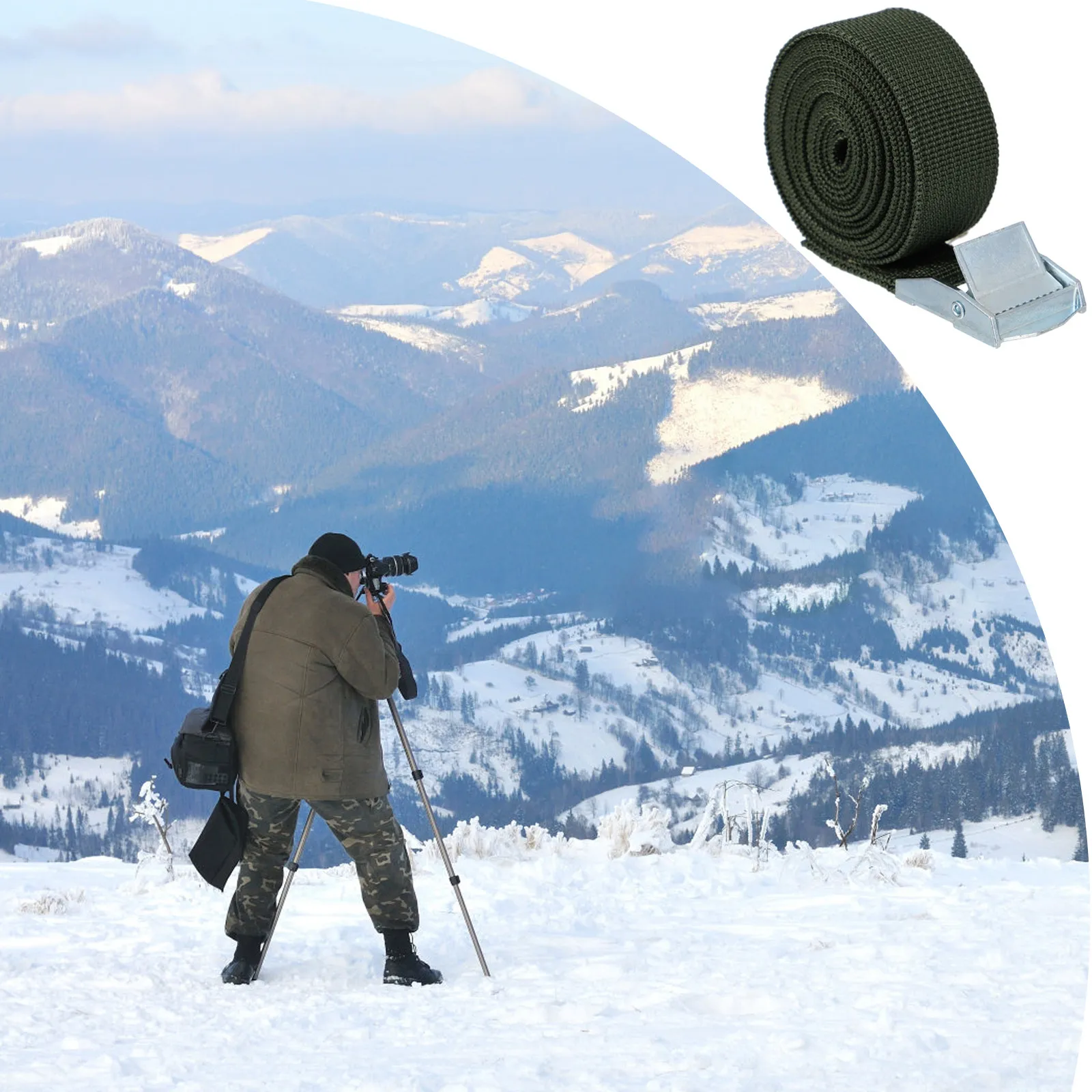 Photography Gear - 2Pcs Bundling Belt Heavy Duty Adjustable