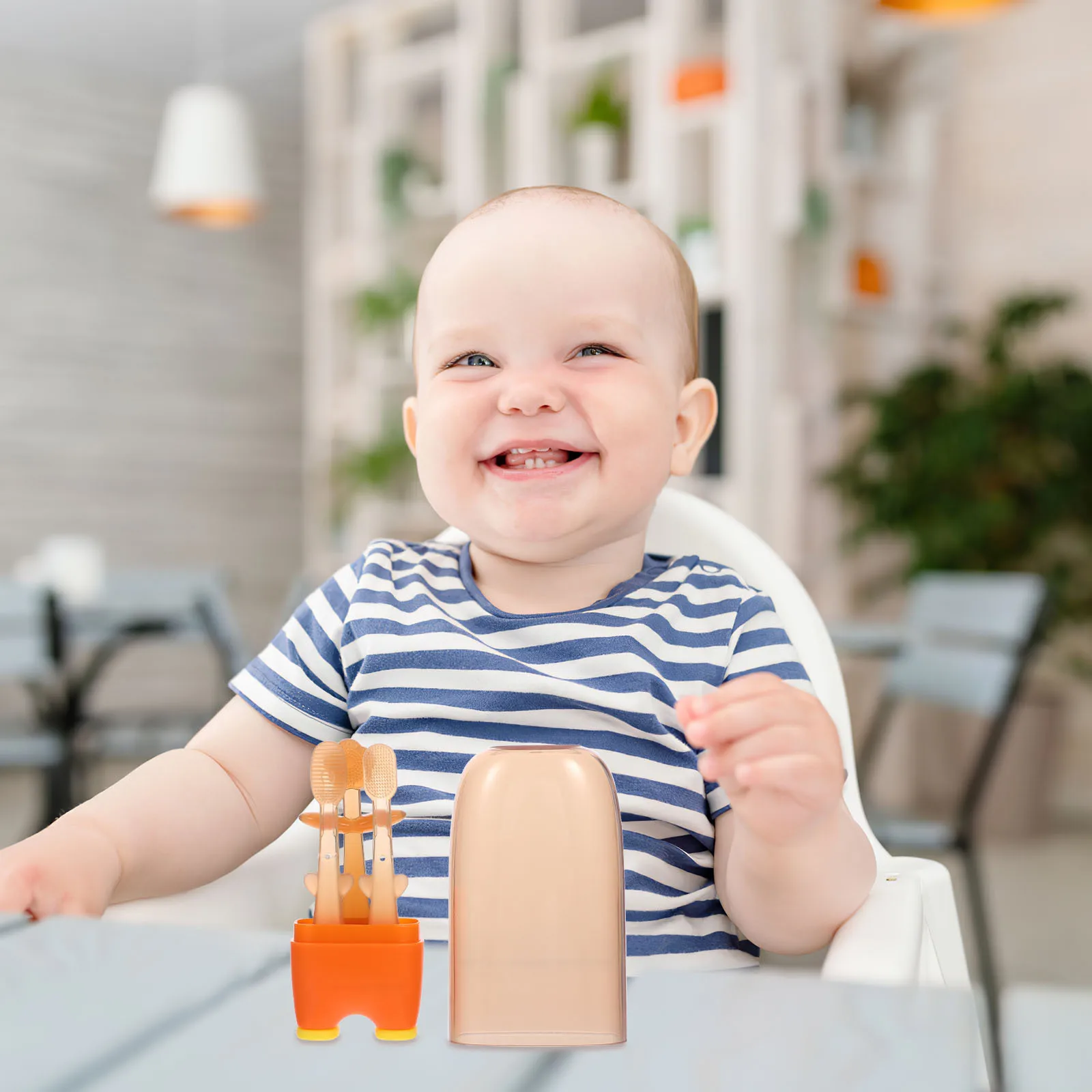 1 مجموعة الطفل اللسان الأنظف فرشاة أسنان من السيليكون الوليد العناية بالفم آمنة غير القذرة تصميم Mucosa اللثة جهاز تدليك الطفل اللسان الأنظف