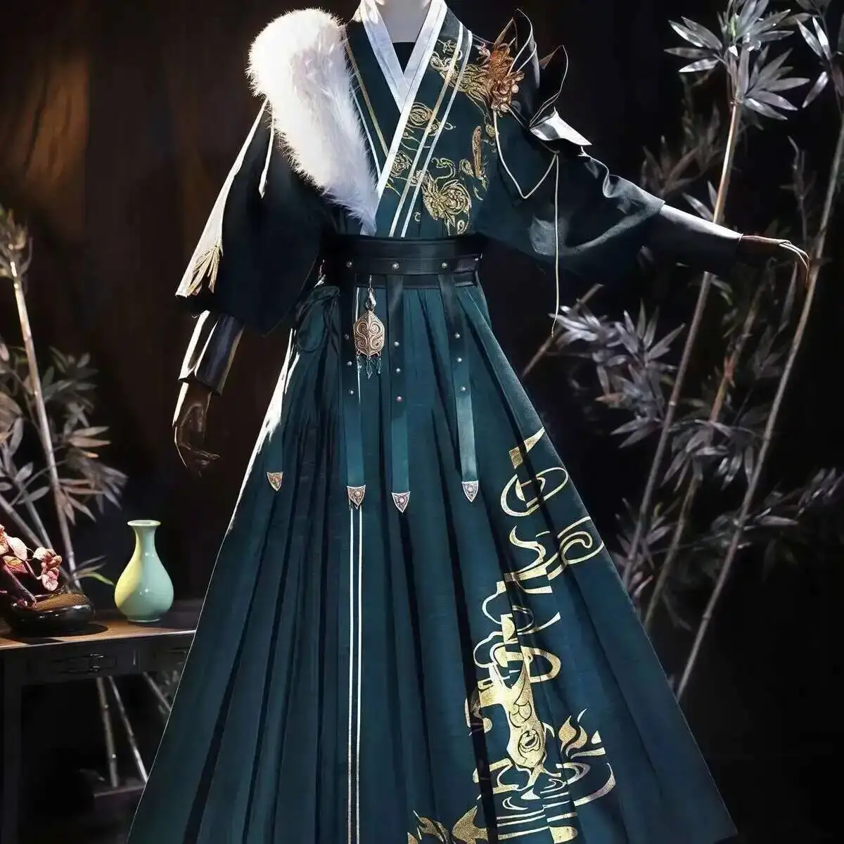 Disfraz de Cosplay de Miriam de Genshin Impact, Disfraz de Pez Volador Mandril, Disfraz de Animación Masculino, Ropa Masculina Derivada de Anime 2026