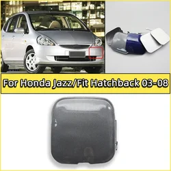 Front Bumper Towing Hook Eye Cover Lid For Honda Fit Jazz GD GD1 GD3 2003 2004 2005 2006 2007 2008 Tow Hook Hauling Trailer Cap