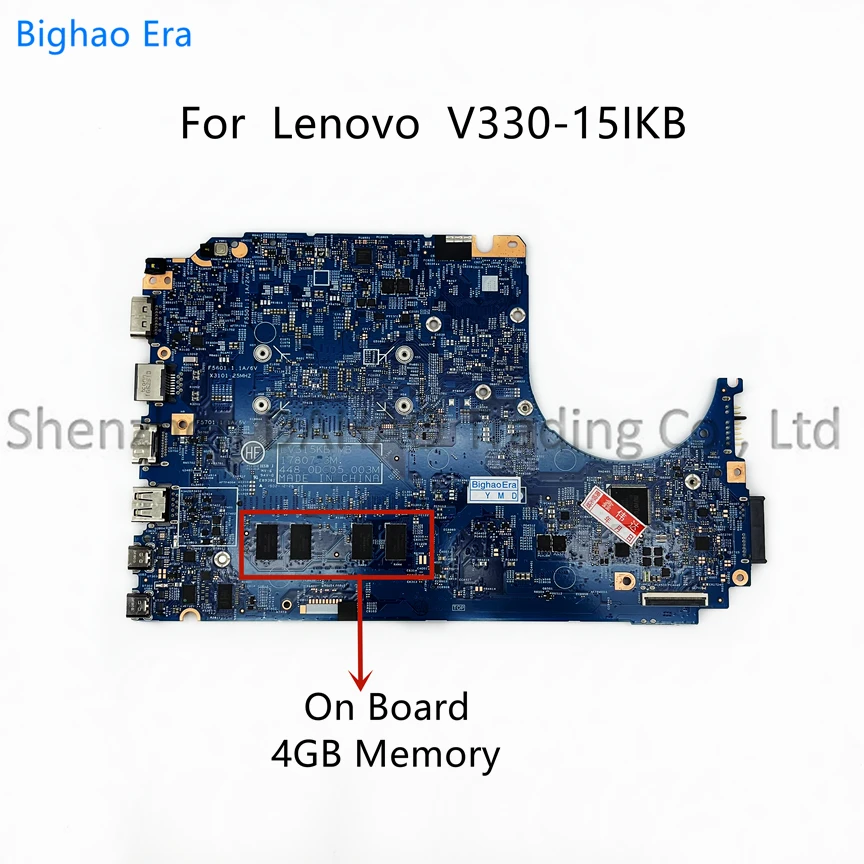 LV315KB MB For Lenovo V330-15IKB Laptop Motherboard 17807-3M 448.0DC05.003M With i3 i5-8250U CPU 4GB-RAM 5B20Q68393 5B20Q60246