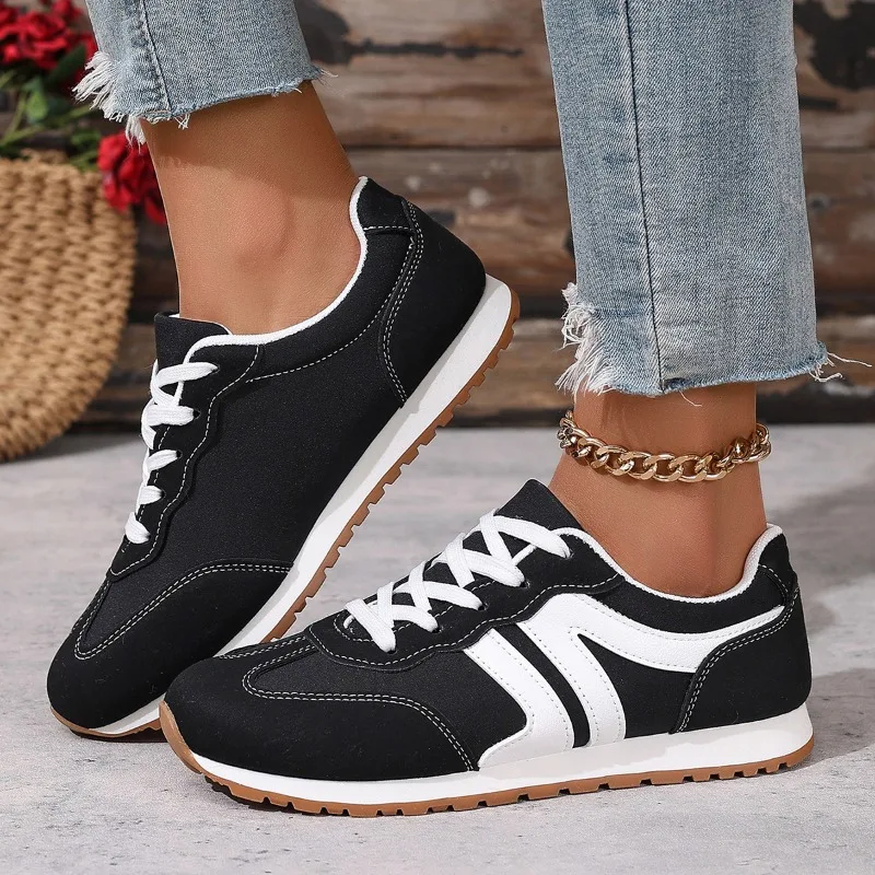 

Простая и стильная повседневная спортивная обувь для женщин, осень 202, удобные кроссовки на плоской подошве, женские легкие прогулочные туфли Женская Обувь