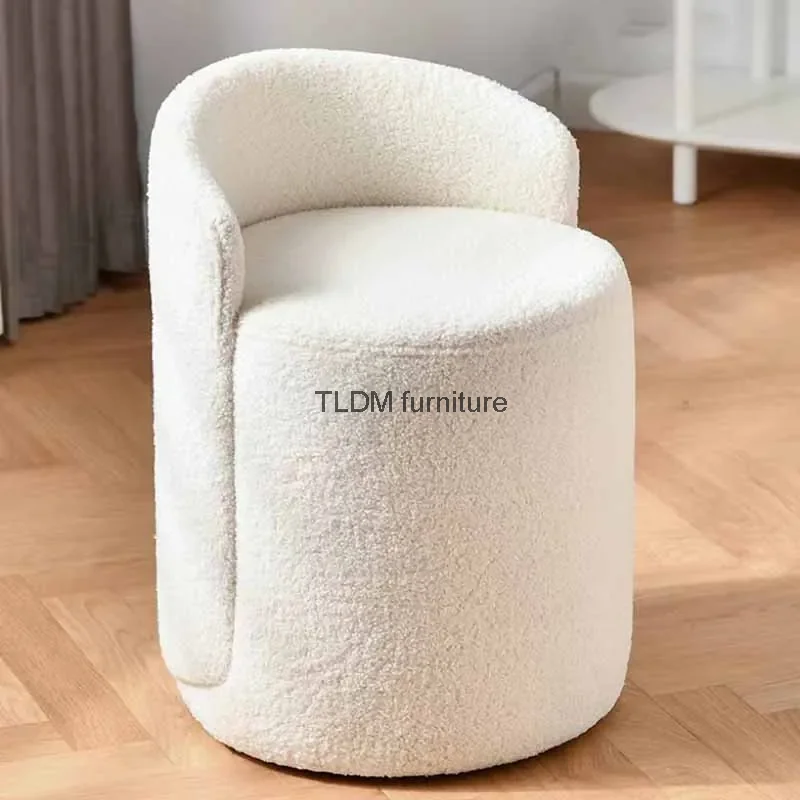 

Nordic Elegant Vanity Stool Designer Arcade Stepping Hallway Pouf Ottoman Bedroom European Taburetes De Bar Home Furniture