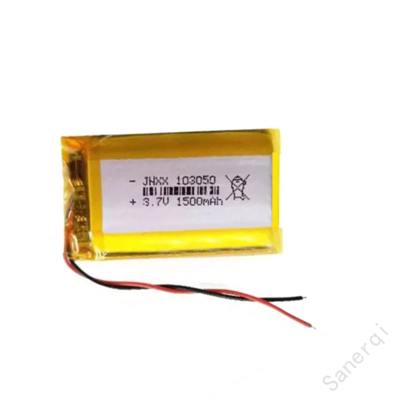 103050 Battery 1600mAh 3.7V Cells for Speaker PAD GPS DVD Recorder Camera New Replacement Bateria