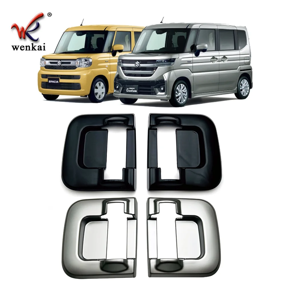 For 2024 Suzuki Spacia Custom MK54S MK94S Interior Door Handle Bowl Cover Interior Trim Sticker