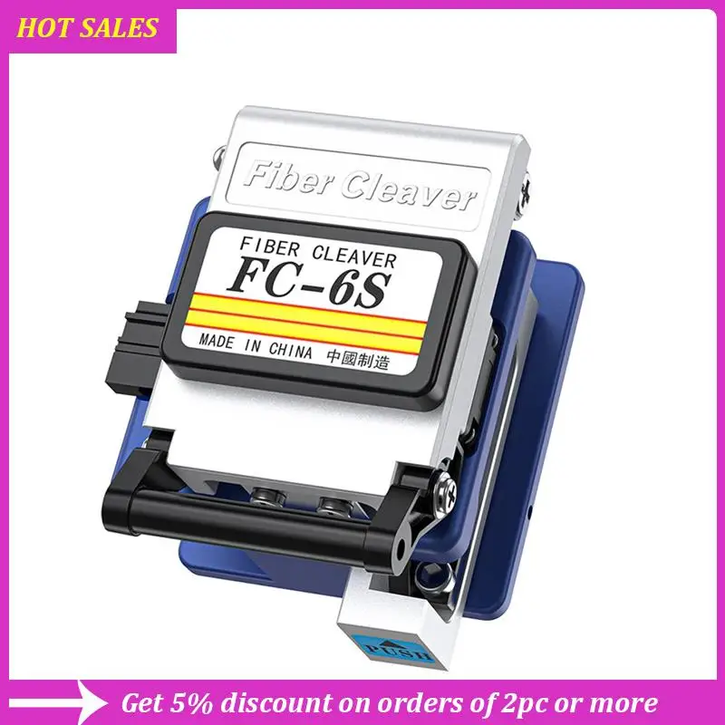 

2Pcs FC-6S FTTH Optical Fiber Cleaver High Precision Metal Cable Cutting Knife For Cold Connection Fiber Optic Cutter,Requisite