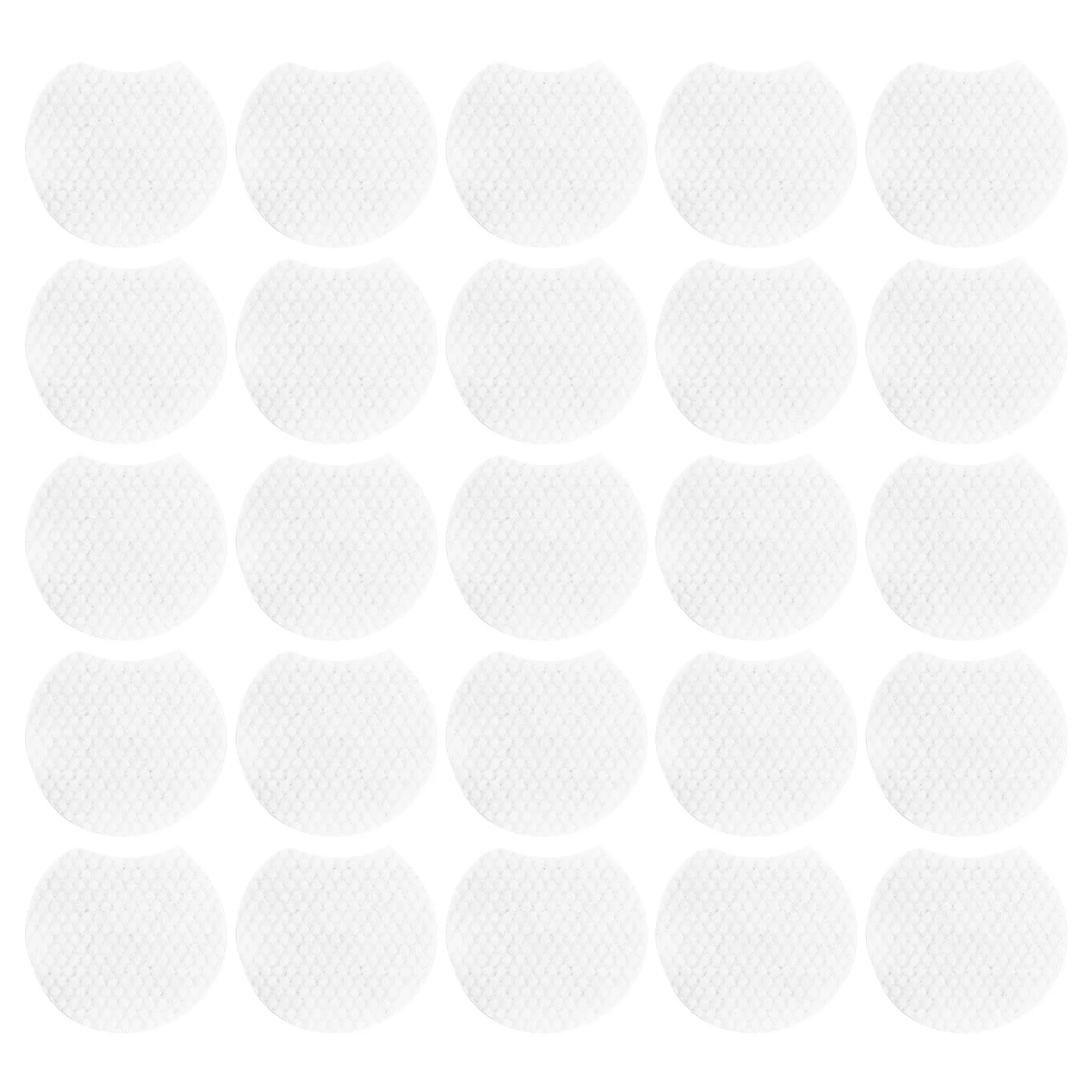 1200Pcs Semi Circle Makeup Remover Pads Non-Woven Fabric Thick Face Pads Disposable Face Cleaning Tools