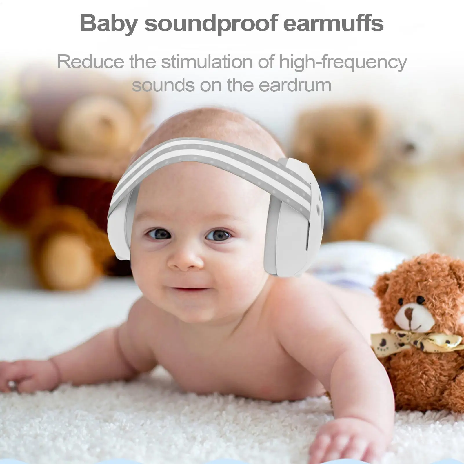 Noise Cancelling Headphones Baby Earmuffs for Baby Noise Protection Blocking Headphones Reduction Sound Plugs for Child Hearing