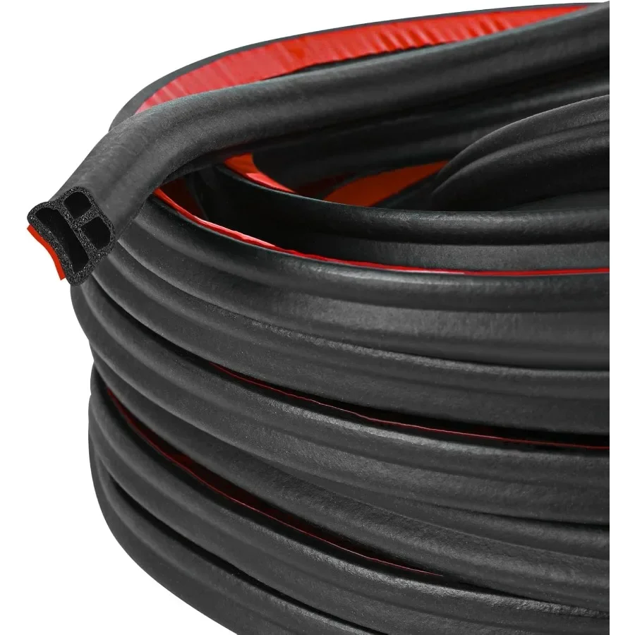 

66 футов универсальная автомобильная уплотнительная лента для защиты от атмосферных воздействий, самоклеящаяся дверная резиновая уплотнительная лента для улучшенной шумоизоляции двигателя автомобиля и окон I