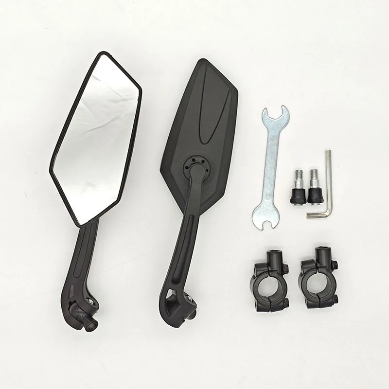 Mountain Bike Rearview Mirror High Definition Plane 360 Degree Adjustable Electric Motorcycle Handlebar Fixed