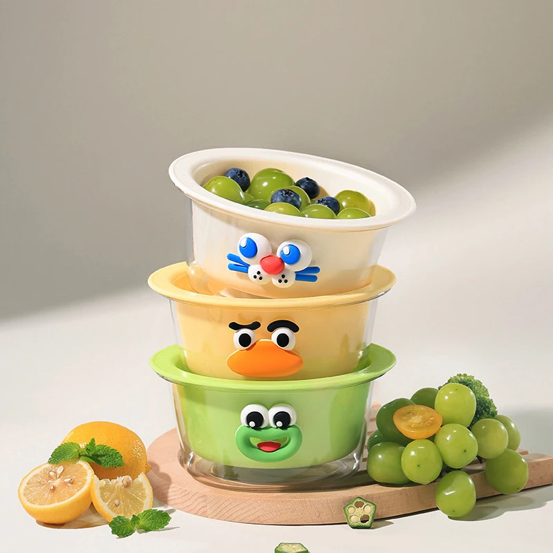 Creative Cute Thickened Double Layer Mini Drain Basket Multi-functional Household Fruit Snack Storage Basket Kitchen Accessories