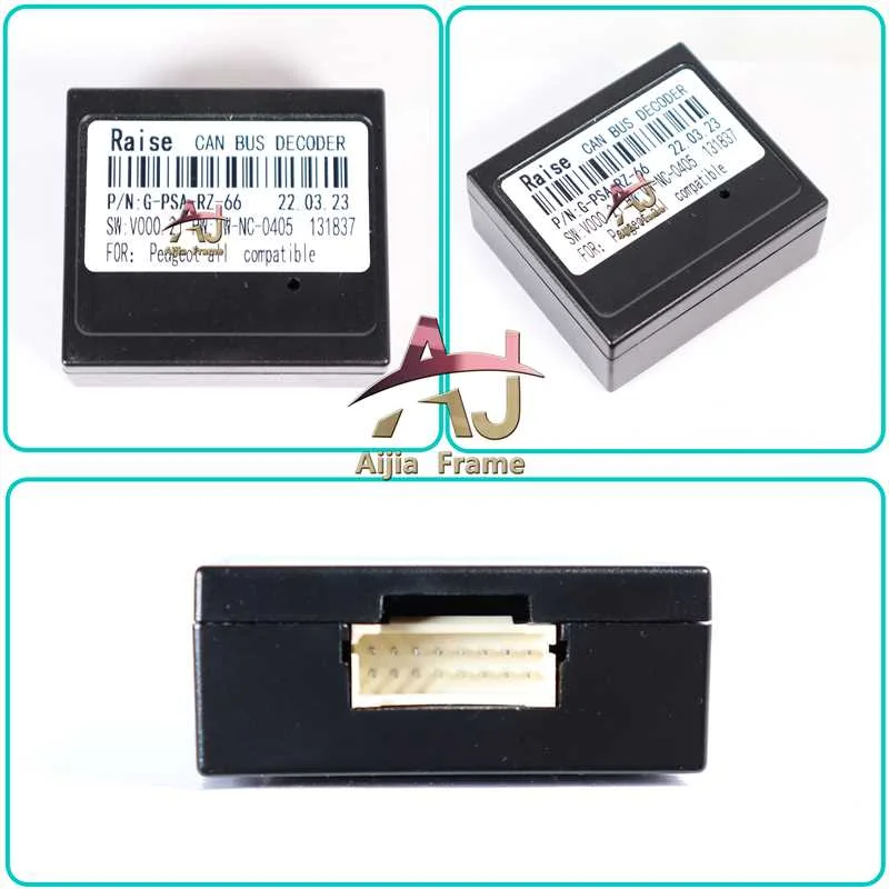 QSZN 16 pin CANBUS Box for Peugeot 206, 207, 307 Canbus decoder box, G-PSA-RZ-66 Android wireless power cable car radio