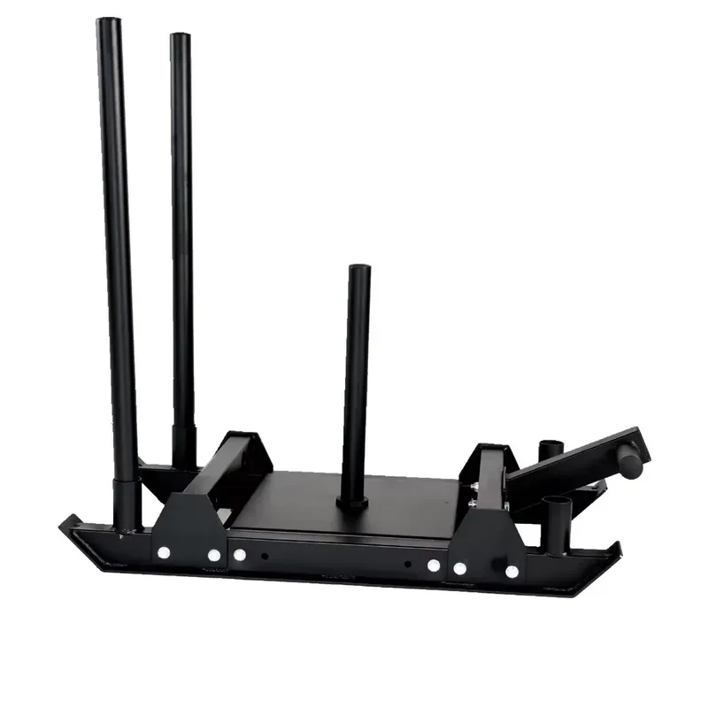 Heavy Duty Fitness Power Sled Push Pull Training Sleigh for Strength Conditioning Gym Equipment Resistance Workout Gear