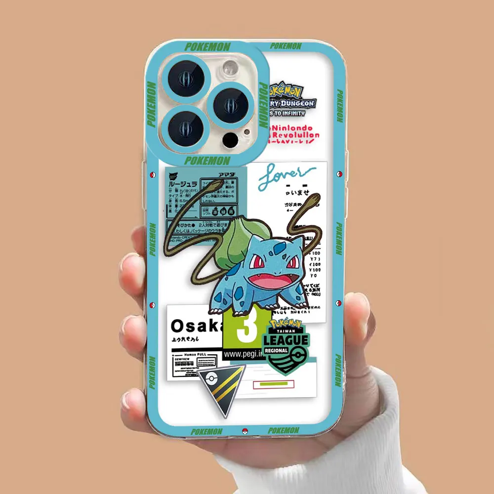 P-Pikachu Gengar Pragon Cassa Del Telefono Trasparente Per OPPO RENO 14 14F 13 13F 12 12F 11 11F 10 8 8T 7 7Z 6Z 5 5F 2F 2Z FIND X3 Caso