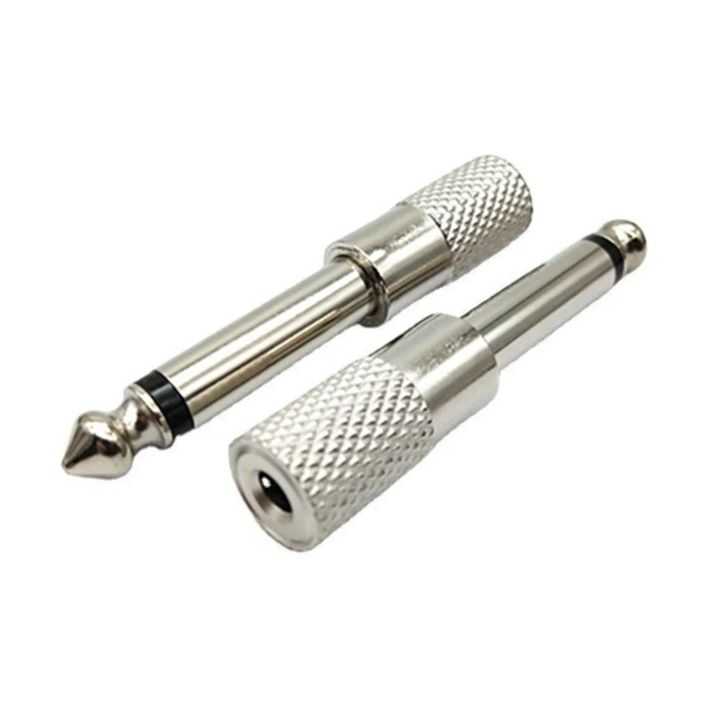 Adattatore per cuffie Dropship Adattatore da 6,35 mm a 3,5 mm Adattatore da 3,5 mm (1/8 pollici) femmina a 6,35 mm (1/4 pollici)