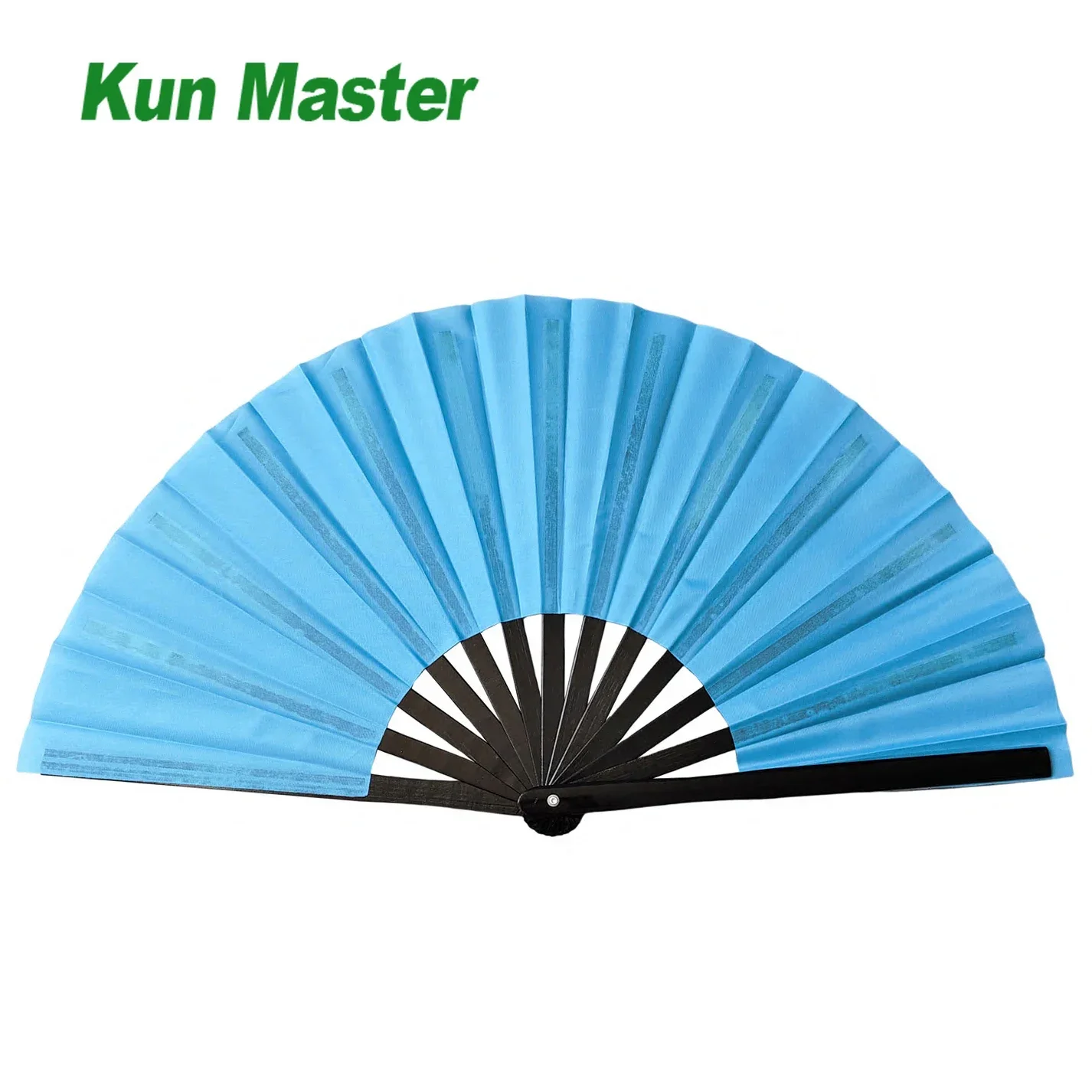 

Martial Art Tai Chi Fan Bamboo Frame Silk Cover 13.4in/34cm Stainless Rivets Crisp Sound Kung Fu Wushu Cosplay Smooth Action