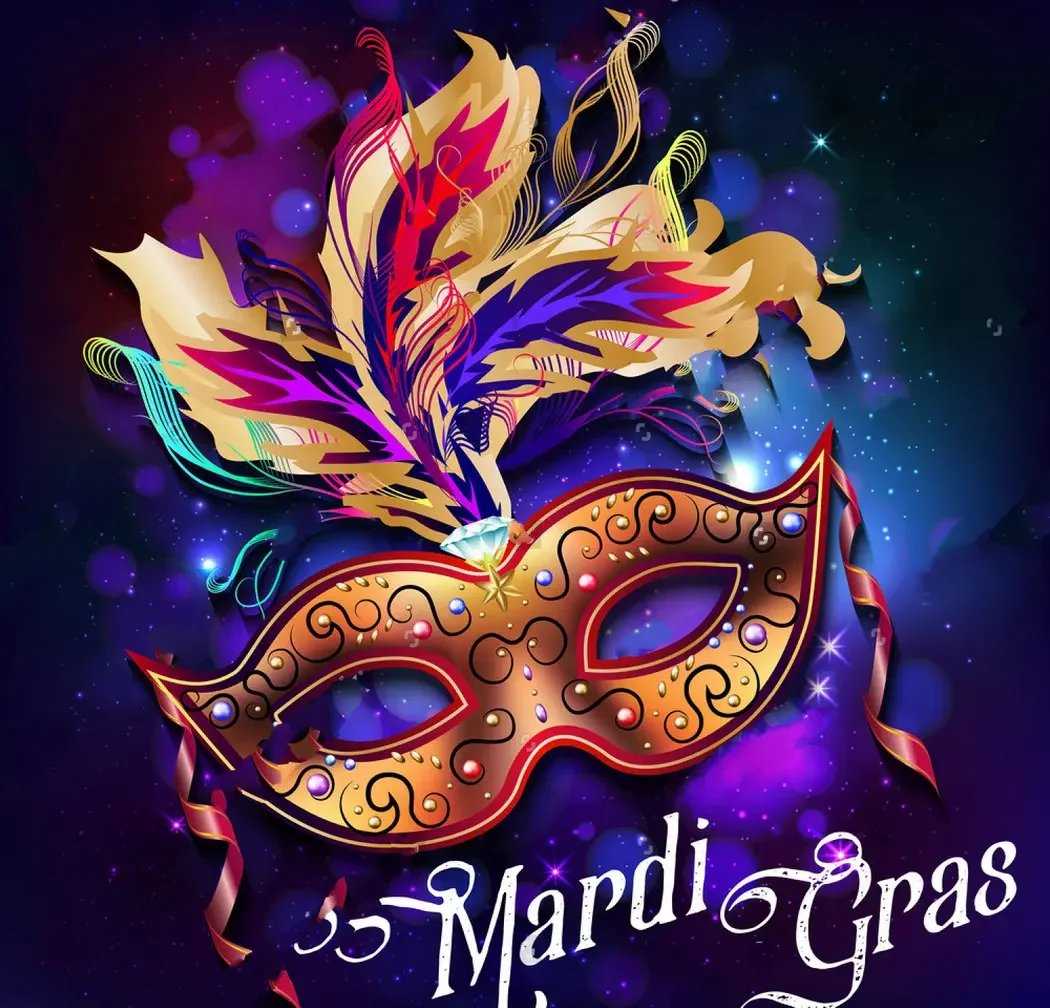 carnivalMardi Gras Mask Colorful Template Flyer backgrounds Vinyl cloth High quality Computer print wall backdrops