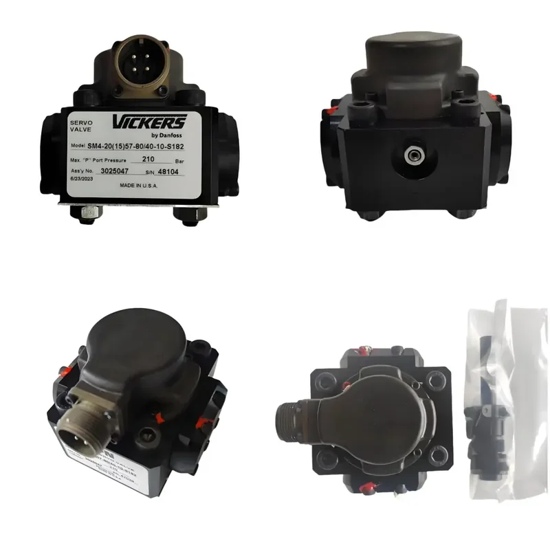 for Vickers SM4-20 15 57-80/40-10-S182 Electro-hydraulic Servo Valve High Precision Flow Control Valve Replacement