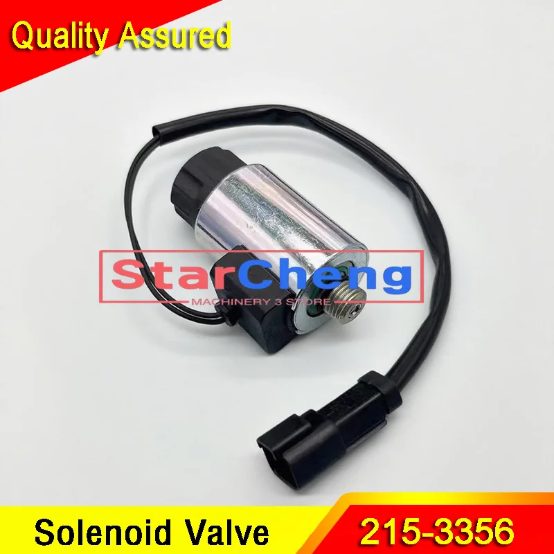 215-3356 2153356 Fan Pump Solenoid Valve 24V for E330D E336D E345D Excavator Spare Parts
