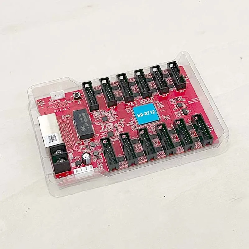 LED 디스플레이 화면 HD-R712 수신 카드 풀 컬러 LED 패널 비디오 월 픽셀 디스플레이 RGB 동기화 시스템 마더보드