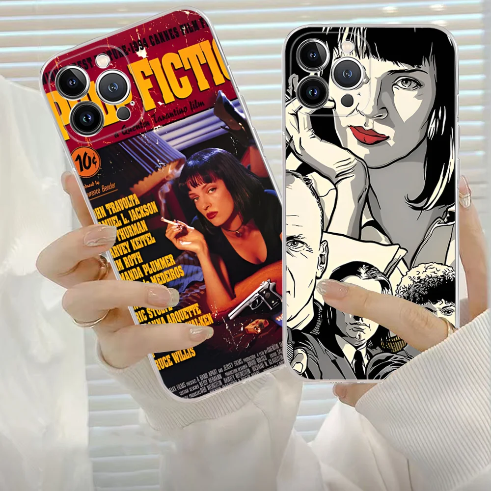 

PULP FICTION MOVIE Phone Case Silicone Soft for iphone 15 14 13 12 11 Pro Mini XS MAX 8 7 6 Plus X XS XR Cover