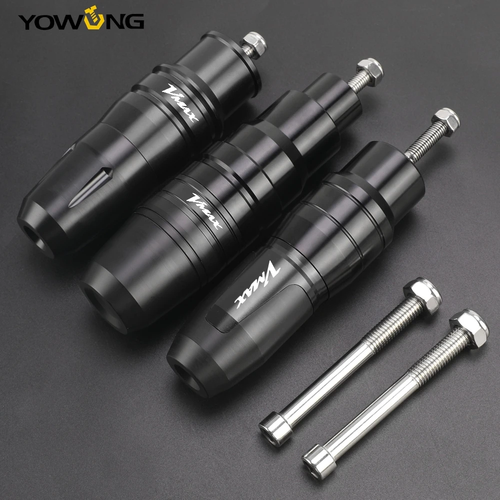 FOR Yamaha V-MAX VMAX 1200/1300 1985-2007 Motorcycle CNC Aluminum Frame Crash Pads Exhaust Sliders Crash Protector