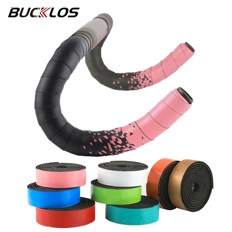 Bike Handlebar Tape Road Bicycle Bar Cover Anti-Slip Soft Shock Absorber Racing Handles Ribbon Gravel Bike Handles Warpper Stra