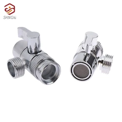 Metal Switch Faucet Adapter Kitchen Sink Splitter Diverter Valve Water Tap Connector For Toilet Bidet Shower Bathroom Hardware